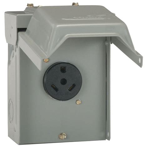 30 amp rv electrical box|30a rv receptacle outdoor box.